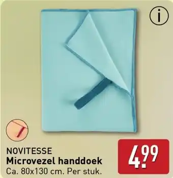 ALDI NOVITESSE Microvezel handdoek aanbieding