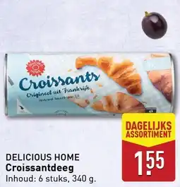 ALDI DELICIOUS HOME Croissantdeeg aanbieding