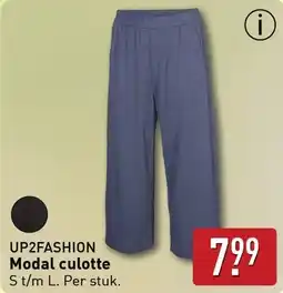 ALDI UP2FASHION Modal culotte aanbieding