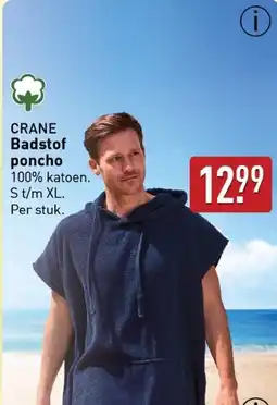 ALDI CRANE Badstof poncho aanbieding