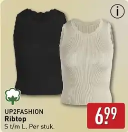 ALDI UP2FASHION Ribtop aanbieding