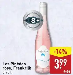 ALDI Les Pinèdes rosé, Frankrijk aanbieding