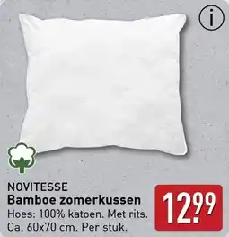 ALDI NOVITESSE Bamboe zomerkussen aanbieding