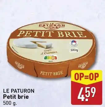 ALDI LE PATURON Petit brie aanbieding