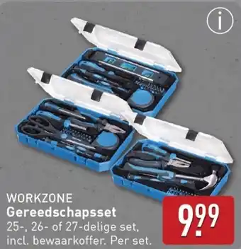 ALDI WORKZONE Gereedschapsset aanbieding