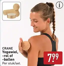 ALDI CRANE Yogawiel, rol of ballen aanbieding