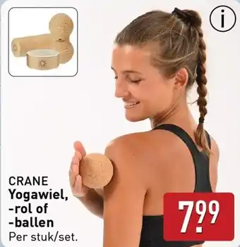 ALDI CRANE Yogawiel, rol of ballen aanbieding