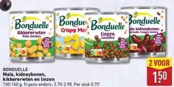 ALDI BONDUELLE Maïs, kidneybonen, kikkererwten en linzen aanbieding