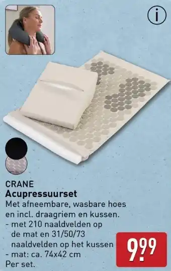ALDI CRANE Acupressuurset aanbieding
