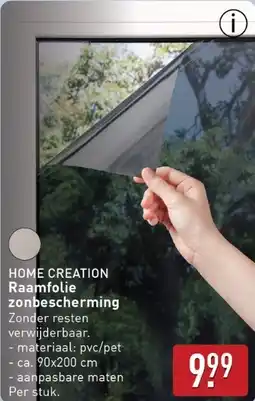 ALDI HOME CREATION Raamfolie zonbescherming aanbieding