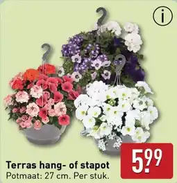 ALDI Terras hang of stapot aanbieding