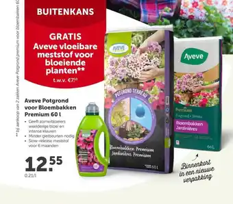 Aveve Aveve Potgrond Voor Bloembakken Premium 60 L aanbieding