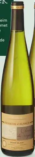 Sligro Cave de Turckheim Collection Terroirs Pinot Blanc aanbieding