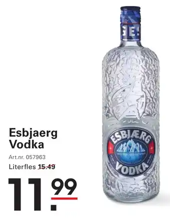 Sligro Esbjaerg Vodka aanbieding
