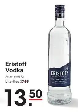 Sligro Eristoff Vodka aanbieding