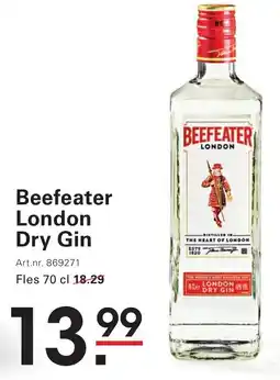 Sligro Beefeater London Dry Gin aanbieding
