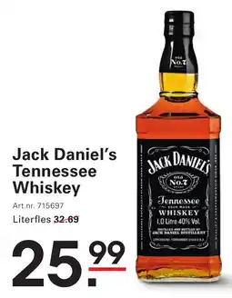 Sligro Jack Daniel's Tennessee Whiskey aanbieding