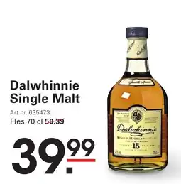 Sligro Dalwhinnie Single Malt aanbieding