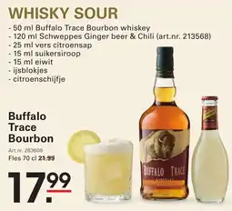 Sligro Buffalo Trace Bourbon aanbieding
