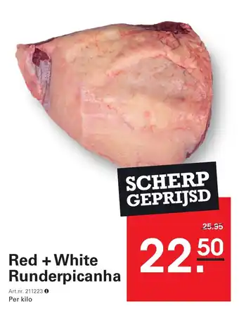 Sligro Red + White Runderpicanha aanbieding