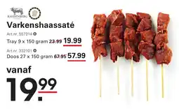 Sligro Kaldenberg Varkenshaassaté aanbieding