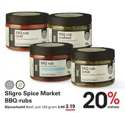 Sligro Sligro Spice Market BBQ rubs aanbieding