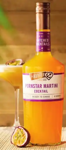 Sligro De Kuyper Batched Pornstar Martini aanbieding