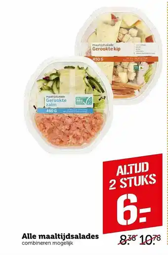 Coop Alle Maaltijdsalades aanbieding