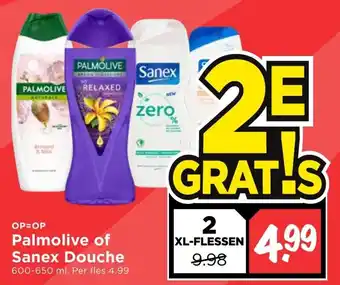 Vomar Voordeelmarkt Palmolive of Sanex douche 600-650 ml aanbieding