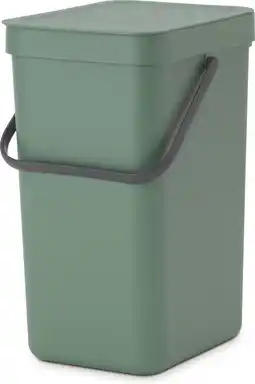 Amazon Brabantia Sort & Go Prullenbak, Afvalemmer, Grey, 12 Liter aanbieding