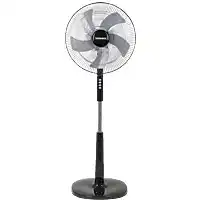 Bol.com Termozeta Airzetta - Statiefventilator - Zwart/chroom aanbieding
