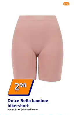 Action Dolce Bella bamboe bikershort aanbieding