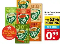 Hoogvliet Unox Cup-a-Soup aanbieding