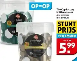 Hoogvliet The Cup Factory koffiecapsules aanbieding