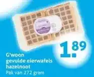 Hoogvliet G'woon gevulde eierwafels hazelnoot aanbieding