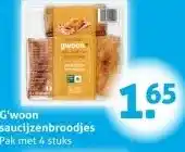 Hoogvliet G'woon saucijzenbroodjes aanbieding