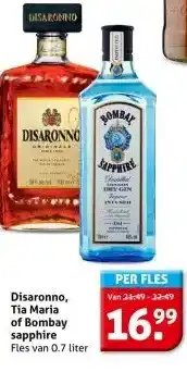 Hoogvliet Disaronno, Tia Maria of Bombay sapphire aanbieding