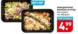 Hoogvliet Aspergeschotel beenham-ei of kip aanbieding