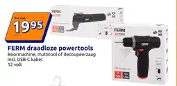 Action FERM draadloze powertools aanbieding