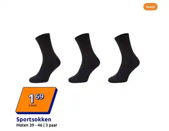 Action Sportsokken aanbieding