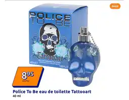 Action Police To Be eau de toilette Tattooart aanbieding