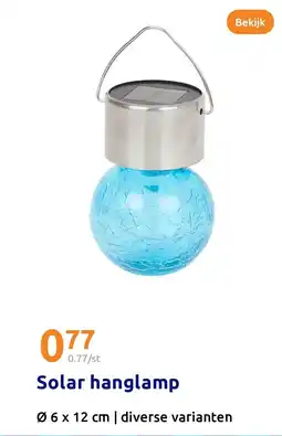Action Solar hanglamp aanbieding
