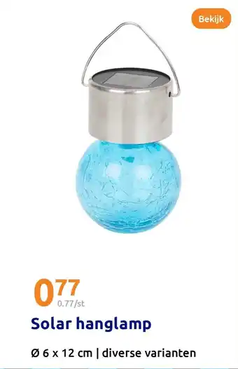 Action Solar hanglamp aanbieding
