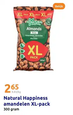 Action Natural Happiness amandelen XL-pack aanbieding