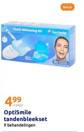 Action OptiSmile tandenbleekset aanbieding