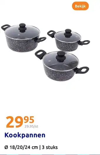 Action Kookpannen aanbieding