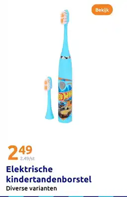 Action Elektrische kindertandenborstel aanbieding