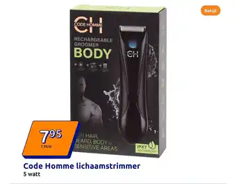 Action Code Homme lichaamstrimmer aanbieding