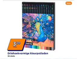 Action Driehoekvormige kleurpotloden aanbieding