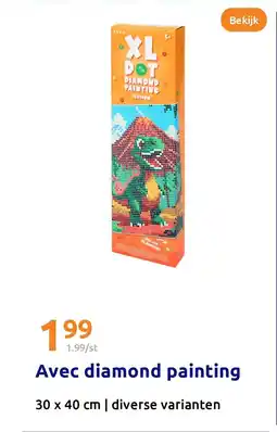 Action Avec diamond painting aanbieding